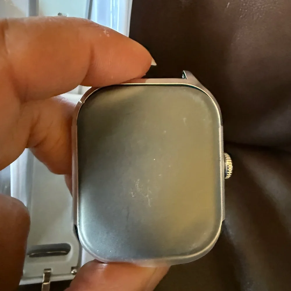 Laxasfit H9 Pro Max Gray Smart Watch w/band and charger - NIB